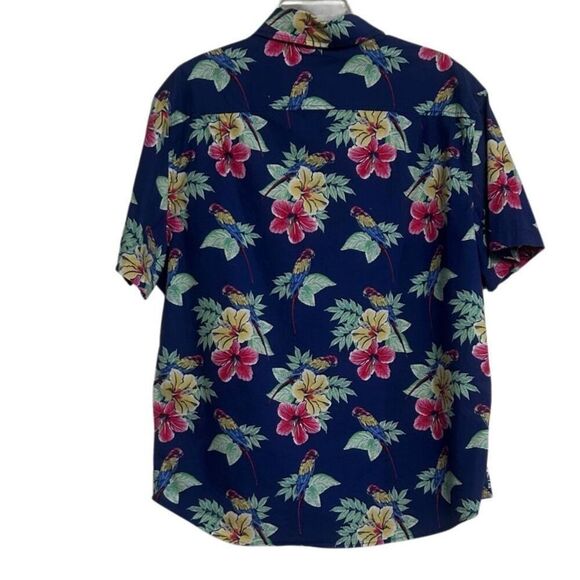 Goodiefellow & Co Hawaiian Button-up Shirt Men's XL Multicolor Floral Slim Fit - Picture 5 of 10